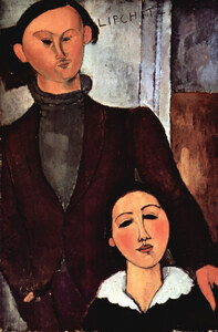 Modigliani - Portrait of the married couple Lipchitz